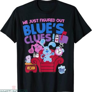Blues Clues Birthday T-shirt You Group Shot Just Figured Out