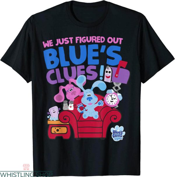 Blues Clues Birthday T-shirt You Group Shot Just Figured Out