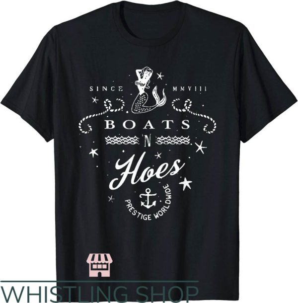 Boats N Hoes T-Shirt Funny Sailing Boats And Hoes T-Shirt