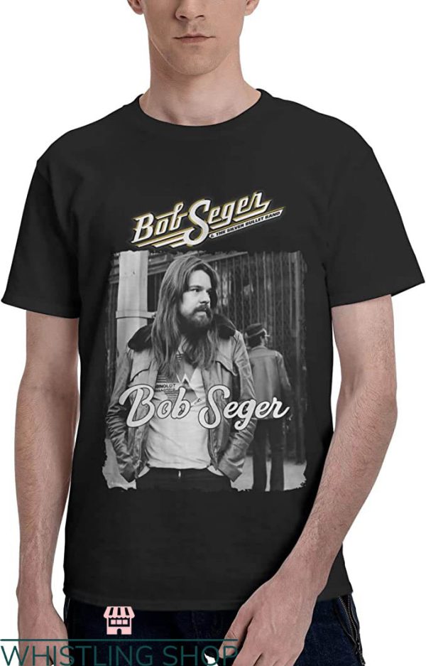 Bob Seger T-Shirt Bob Seger Turns Left Looking Far Away