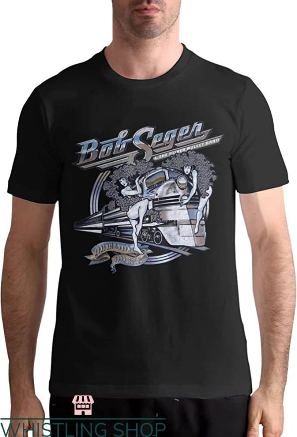 Bob Seger T-Shirt Two Dancers Beside A Train Wagon