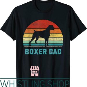 Boxer Sweat T-Shirt Vintage Dad Dog Lover