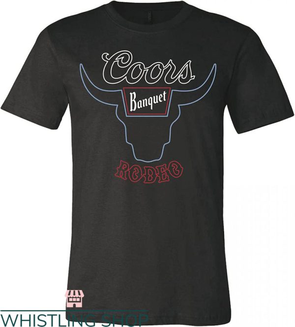 Brew City T-shirt Brew City Coors Banquet Beer Rodeo T-shirt