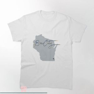 Brew City T-shirt Brew City Map T-shirt