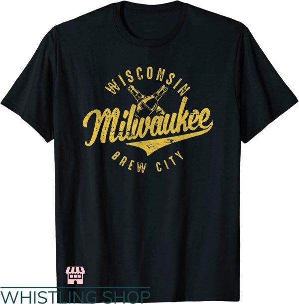 Brew City T-shirt Milwaukee Wisconsin Brew City Beer T-shirt