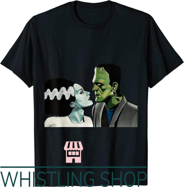 Bride Of Frankenstein T-Shirt Monster Halloween Romantic