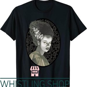 Bride Of Frankenstein T-Shirt Universal Cartoon Portrait