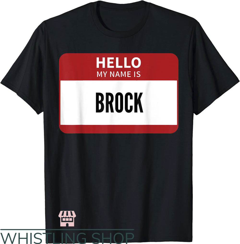 Brock Purdy T-Shirt Hello My Name Is Brock T-Shirt NFL