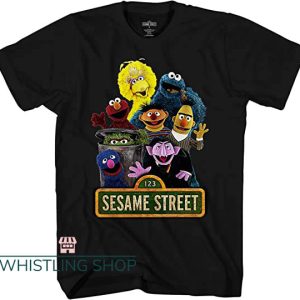 Burt And Ernie T Shirt Elmo Cookie Monster Big Bird