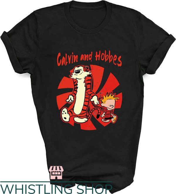 Calvin Doing Hobbes T shirt Calvin and Hobbes Gift