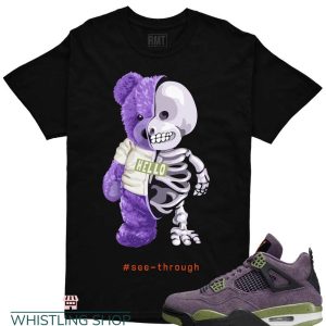 Canyon Purple T Shirt Bear Skeleton