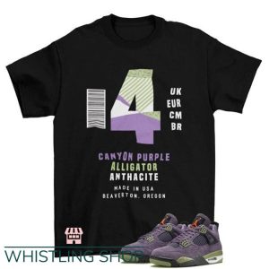 Canyon Purple T Shirt Label Jordan 4