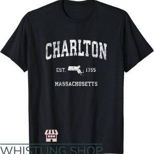 Charlton Athletic T-Shirt Est 1755 Massachusetts