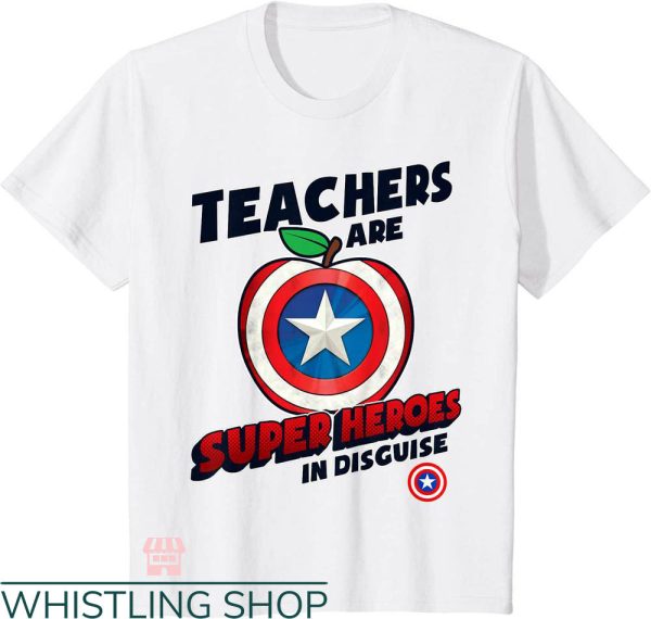 Cheap Teacher T-shirt Teachers Are Super Heroes In Disguise