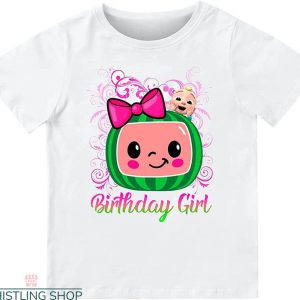 Cocomelon Birthday For Family T-shirt Cute Cocomelon Smile