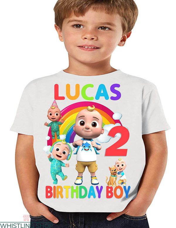 Cocomelon Birthday For Family T-shirt Lucas Birthday Boy 2th