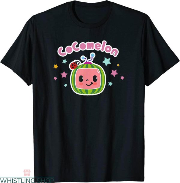 Cocomelon Birthday For Family T-shirt Smiling Face Logo