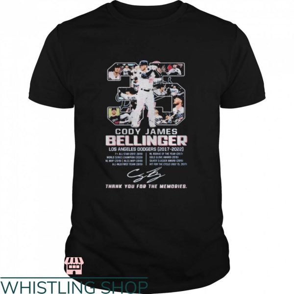 Cody James T-shirt Cody James Bellinger Los Angeles T-shirt