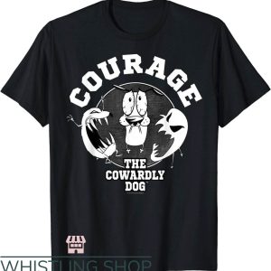 Courage The Cowardly Dog T-Shirt CN Circle Portrait T-Shirt