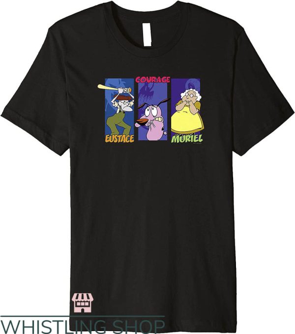 Courage The Cowardly Dog T-Shirt Eustace Muriel Photos Tee