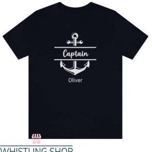 Custom Boat T Shirt Captain Sailing Boat Gift Lover