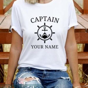 Custom Boat T Shirt  Sailing Gifts Boating Gift Captain