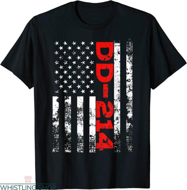 Dd 214 T-shirt Air Force Alumni USA American Flag Vintage