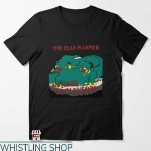 Dead Milkmen T Shirt Big Lizard In My Black Yard Tee Shirt