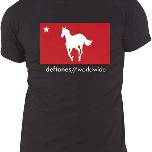 Deftones White Pony T-shirt Deftones Pony Worldwide T-shirt