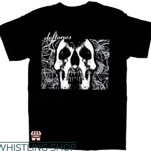 Deftones White Pony T-shirt Deftones Skull Horror T-shirt