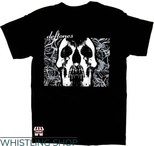 Deftones White Pony T-shirt Deftones Skull Horror T-shirt