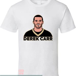 Derek Carr T-Shirt Derek Carr Profile Cartoon T-Shirt NFL
