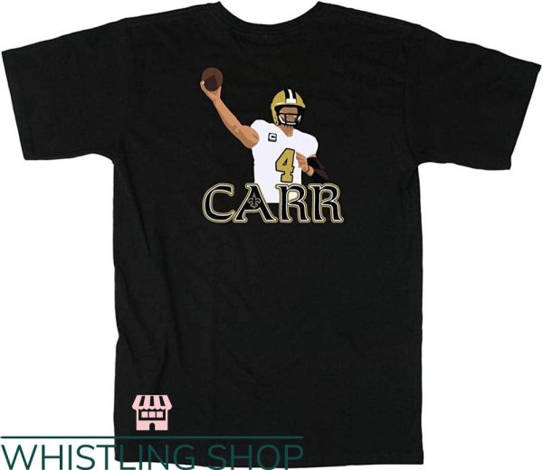 Derek Carr T-Shirt New Orleans Carr No.4 NFL