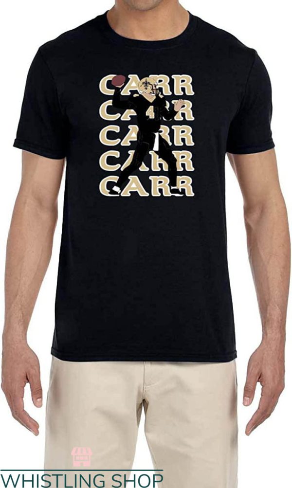 Derek Carr T-Shirt New Orleans Carr Text NFL