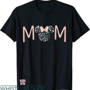 Disney Mom T-shirt Disney Minnie Mouse Spring Florals Mom