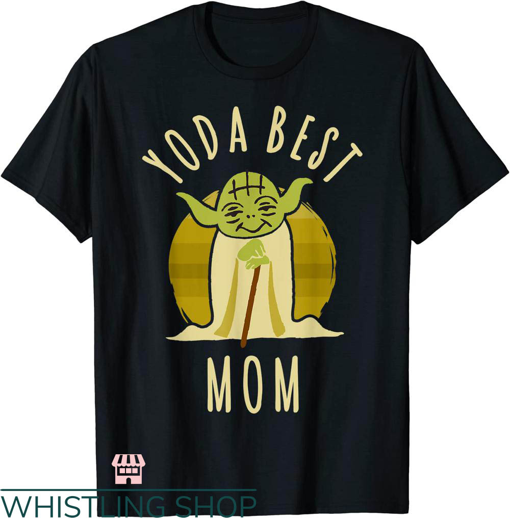 Disney Mom T-shirt Star Wars Yoda Best Mom T-shirt
