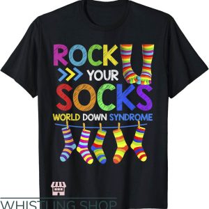 Down Syndrome T-Shirt Rock Your Socks Awareness T-Shirt
