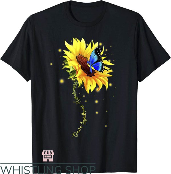 Down Syndrome T-Shirt Sunflower Down Syndrome T-Shirt