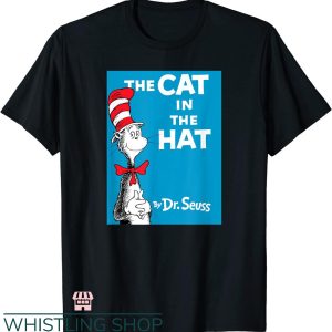 Dr Seuss Teacher T-Shirt The Cat In The Hat Book Cover Tee