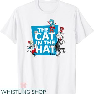 Dr Seuss Teacher T-Shirt The Cat In The Hat Characters Tee