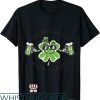 Drinks Well With Others T-Shirt Four Leaf Clover Patrick Day