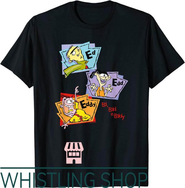 Ed Edd N Eddy T-Shirt Stacked Group Panels