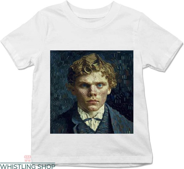 Evan Peters T-shirt AHS Movie Best Villain Van Gogh Style