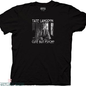 Evan Peters T-shirt AHS Movie Tate Langdon Cute But Psycho