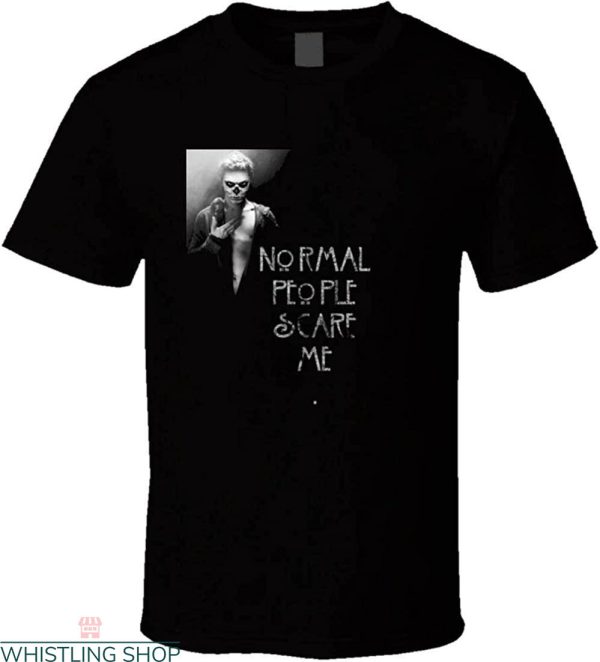 Evan Peters T-shirt AHS TV Horror Normal People Scare Me