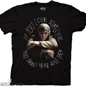 Evan Peters T-shirt Love Someone You Should Never Hurt Them