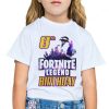 Fortnite Birthday T-shirt Happy 8th Legend Birthday Gamer
