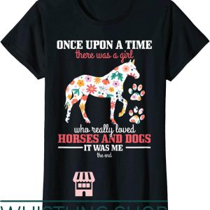 Four Horsewomen T-Shirt Dogs Funny Riding Horse Gift