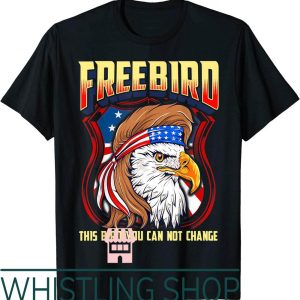 Free Bird T-Shirt LyricLyfe USA Eagle