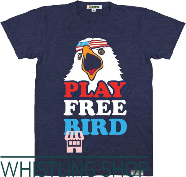 Free Bird T-Shirt Tipsy Elves Patriotic Graphic For Of July